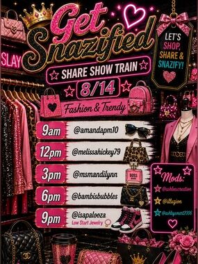 Join me on the Get Snazified Share Show Train! New Themes Every Week 💎☀️🌺